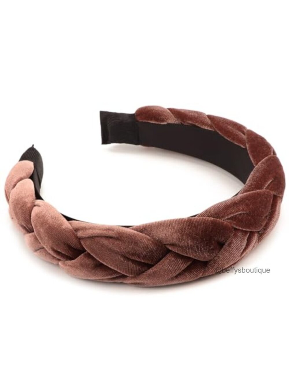 Women's Velvet Braided Headband Elastic Criss Cross Hair Accessory